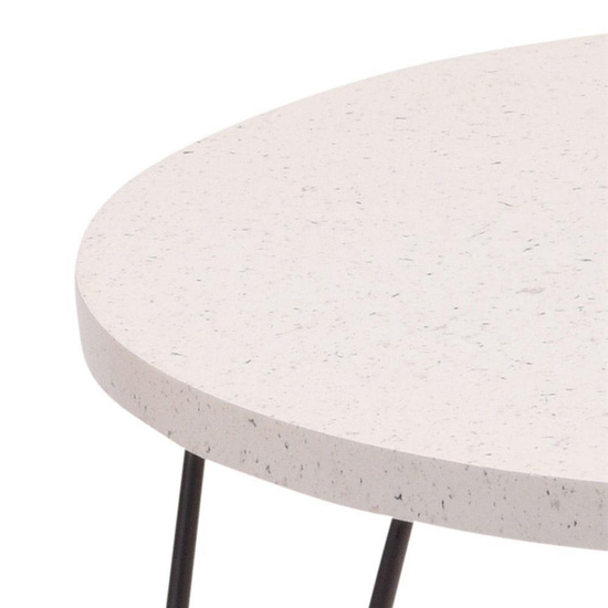 Stolik KAWOWY metalowy nowoczesny 50 cm LOFT