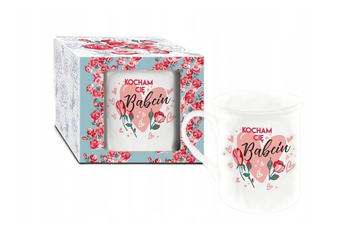 DZIEŃ BABCI KUBEK WYSOKI 310ML KOCHAM CIĘ BABCIU