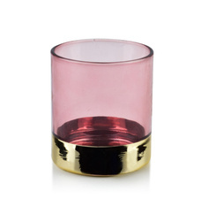 RITA PINK Świecznik mini                ŚR.7XH:8CM