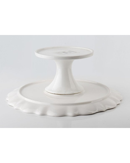 Porcelanowa Biała Patera 21cm AFFEK DESIGN