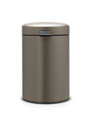 Kosz ścienny 3l platyna 116223 newicon