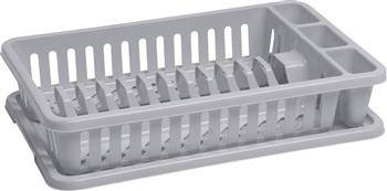 Suszarka do Naczyń Mała Plastikowa Szara Ociekacz Curver