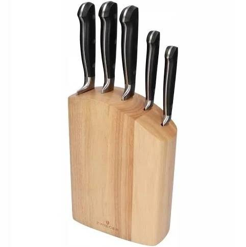 ZWIEGER SFERIC Komplet 5 noży w bloku+ostrzałka diamentowa GRATIS