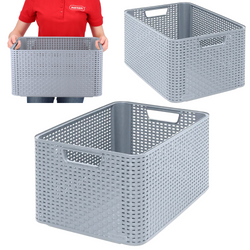 Kosz do przechowywania Curver Style L jasny szary