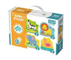 Trefl Baby Classic Pierwsze Puzzle Zwierzęta 2+