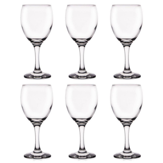 Zestaw Kieliszków do Wina 6 sztuk 245ml Kieliszki