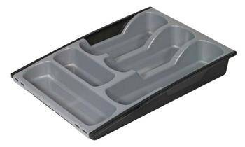 Wkład do Szuflady na Sztućce Organizer CURVER grafitowy