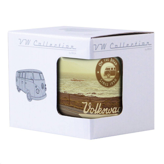 Kubek Emaliowany Metalowy HIGHWAY 1 Bus Volkswagen VW T1 Pojazd 500 ml