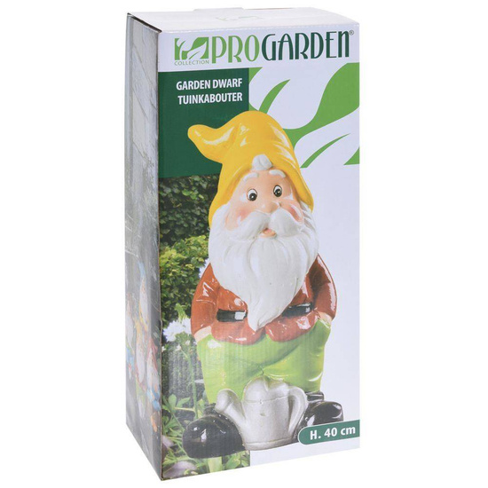 Krasnal ogrodowy kolorowy ozdoba do ogrodu figurka ogrodowa 40 cm