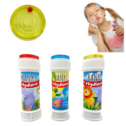 Mini małe bańki mydlane w tubce ze zwierzątkami tubka z grą dla dzieci