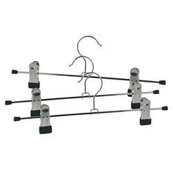 Wieszak Orion na Ubrania Spódnice 3szt. z Klamerkami