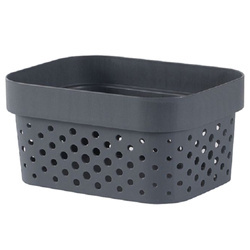 Curver INFINITY RECYCLED Pojemnik ażurowy 1,4L (Ciemnoszary)