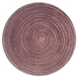 Podtalerz dekoracyjny okrągły brudny róż taca do serwowania podkładka pod talerz 33 cm