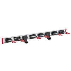 Zestaw Aluminiowa Listwa z Uchwytami na Narzędzia oraz Przybory do Sprzątania 0,75m