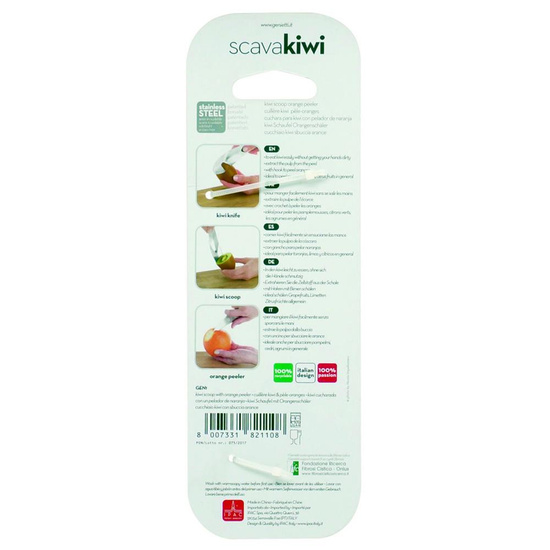 Łyżka do kiwi z obierakiem do pomarańczy