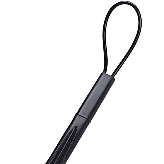 Łyżka do butów, obuwia, CZARNA, długa, elegancka, 46 cm