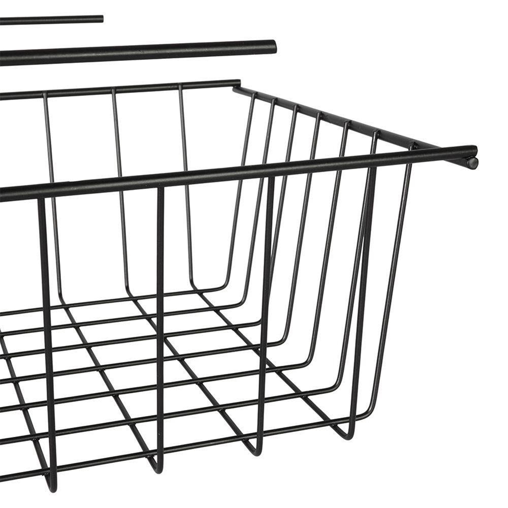 Kosz Koszyk Podwieszany Pod P K Organizer Czarny Metalowy Loft