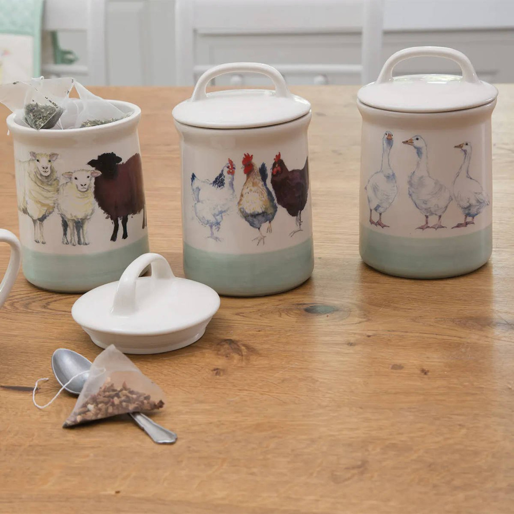 Pojemnik ceramiczny na kawę Apple Farm / Kitchen Craft Sklep