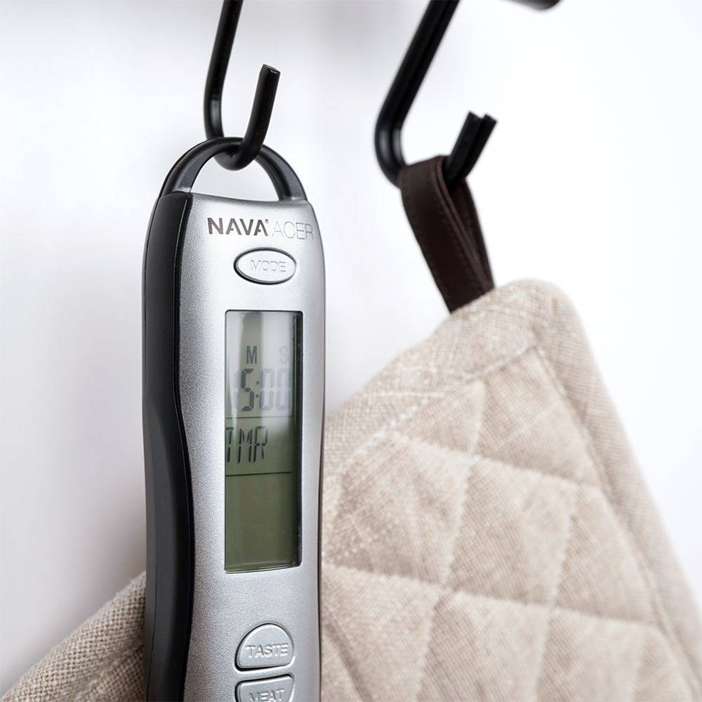 Digital cooking and meat thermometer Acer by NAVA with BBQ fork