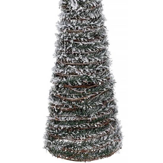 Choinka świecąca stożek dekoracyjny świąteczny ozdoba Boże Narodzenie 30 led 60 cm