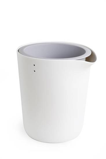 Doniczka Oasis Round Pot L biała 10308-WH-GY