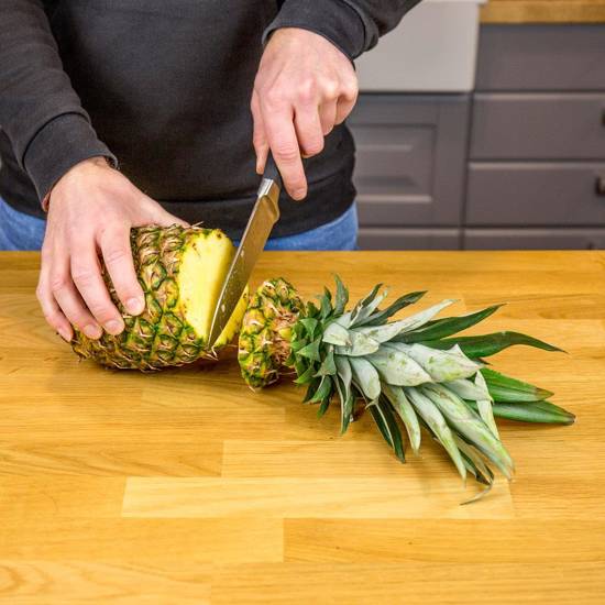 Drążarka do ananasa Deluxe stalowa