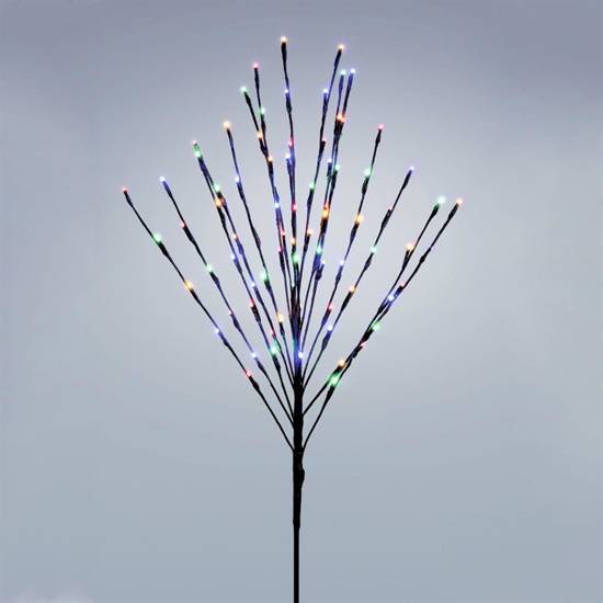 Drzewko 80 LED choinka z lampkami święcąca 110 cm kolor