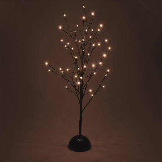 Drzewko świecące choinka z lampkami oświetlenie dekoracyjne ozdobne 48 led 60 cm