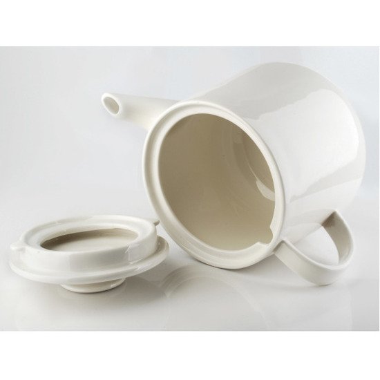 Dzbanek Porcelanowy do Kawy Herbaty Napojów 1,5l Biały