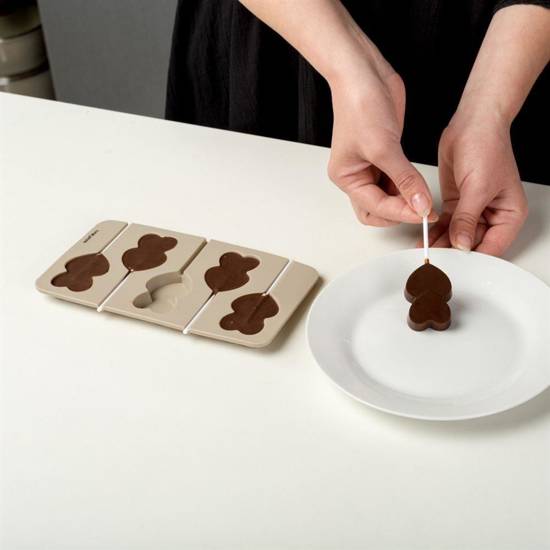 Foremka SILIKONOWA do lizaków czekoladowych czekoladek