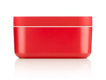 Foremka do lodu + pudełko ICE BOX -czerwone- LEKUE