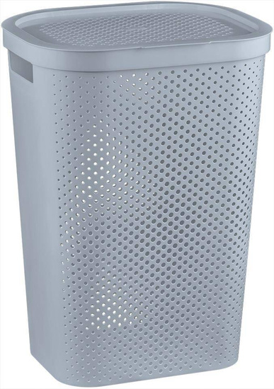 Kosz na pranie 60L Infinity CURVER szary