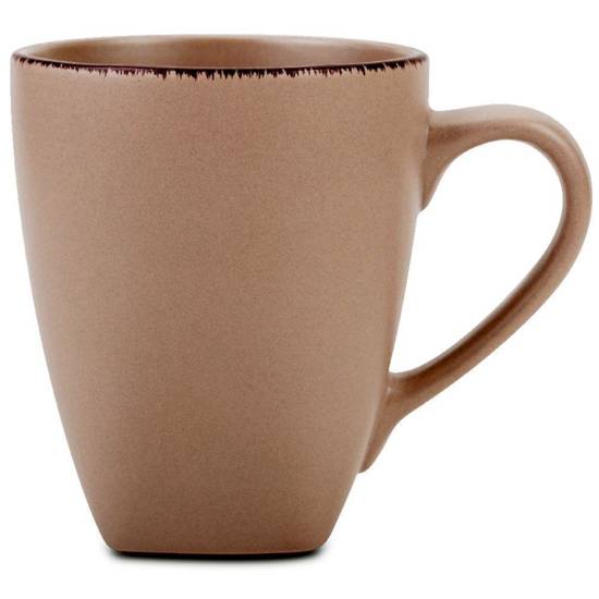 Kubek ceramiczny z uchem BROWN SUGAR do picia kawy herbaty 320 ml