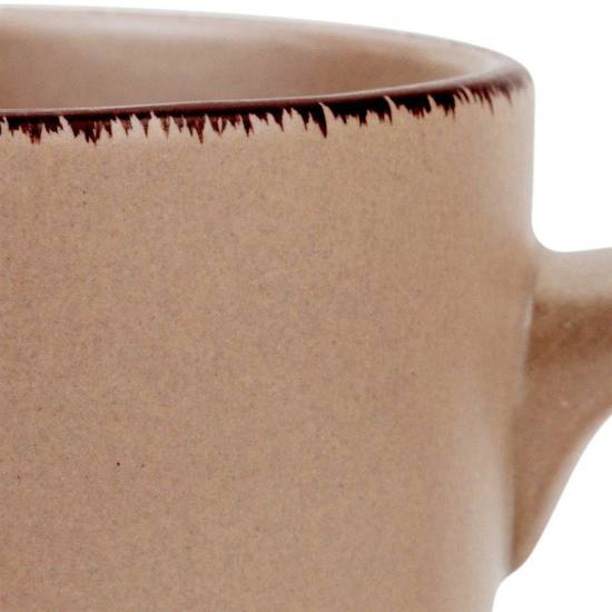 Kubek ceramiczny z uchem BROWN SUGAR do picia kawy herbaty 320 ml