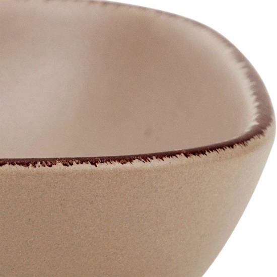 Miska miseczka ceramiczna BROWN SUGAR na płatki sałatki surówki budyń zupę 16,5 cm 600 ml