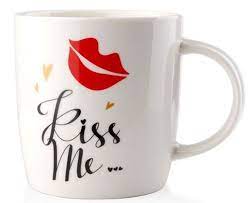 Porcelanowy Kubek 355ml Affek Design - Kiss Me -