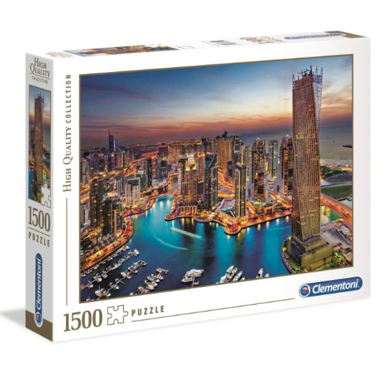 Puzzle HQ 1500 Elementów Dubai Marina Clementoni