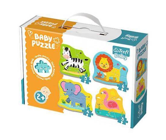 Trefl Baby Classic Pierwsze Puzzle Zwierzęta 2+