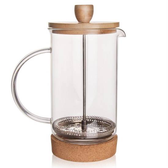 Zaparzacz imbryk DZBANEK szklany z tłokiem do kawy herbaty ziół 0,75L
