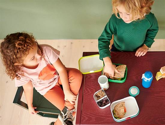 Zestaw Bidon i Lunchbox na Żywność Napój Butelka i Śniadaniówka Lunch box